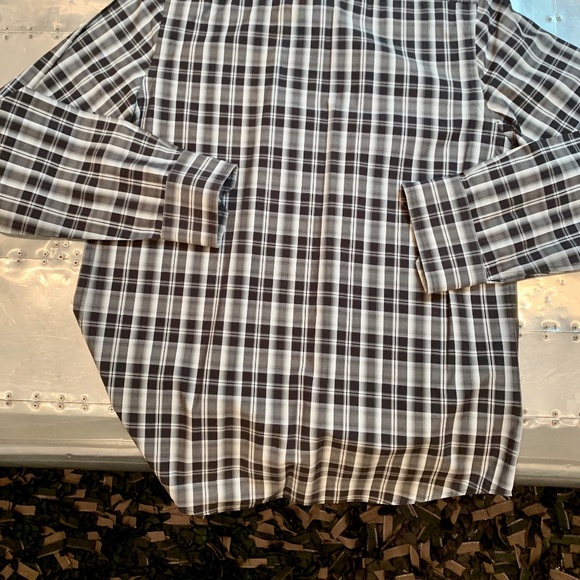 Express Modern Fit Plaid Dress Shirt - Picture 3 of 6